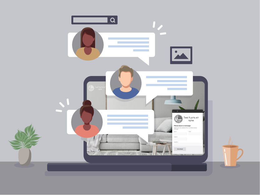 Live Chat allows your leasing teams to communicate with your website visitors in real-time via chat windows at BetterNOI